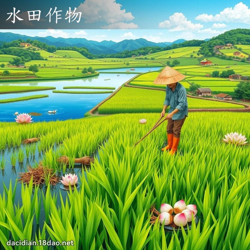 水田作物 - 国语大辞典配图