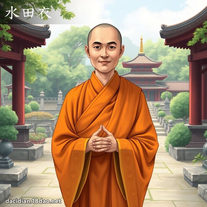 水田衣 - 国语大辞典配图