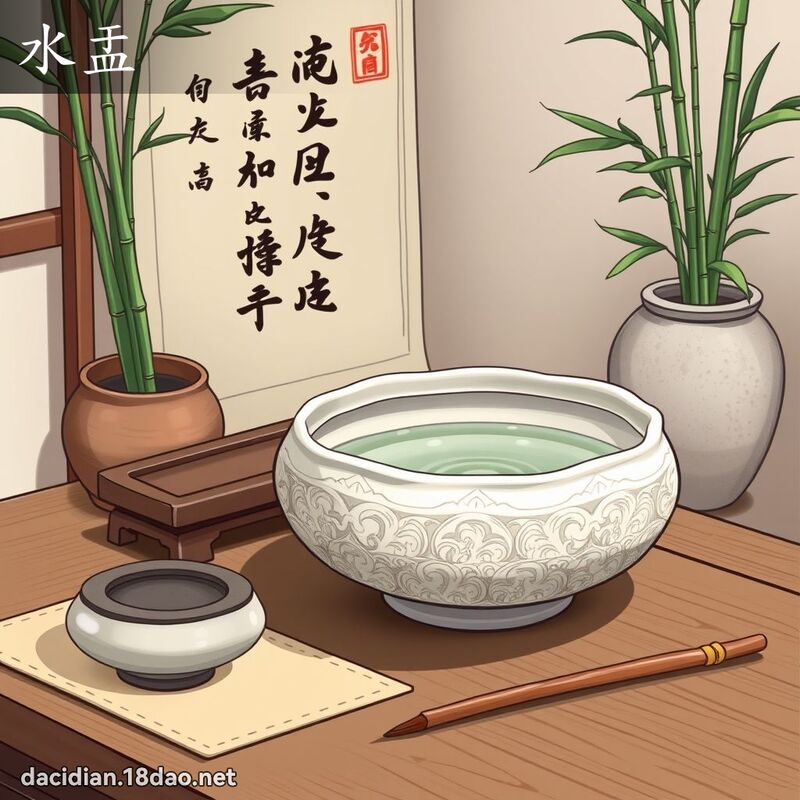 水盂 - 國語大辭典配圖