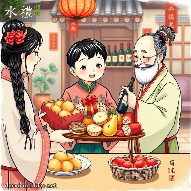 水礼 - 国语大辞典配图