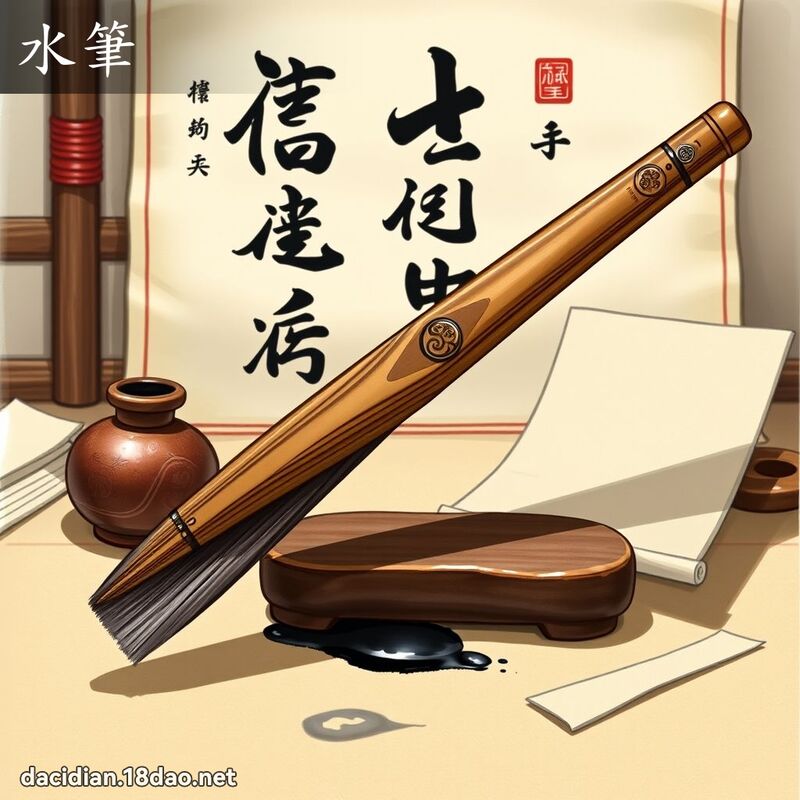 水筆 - 國語大辭典配圖