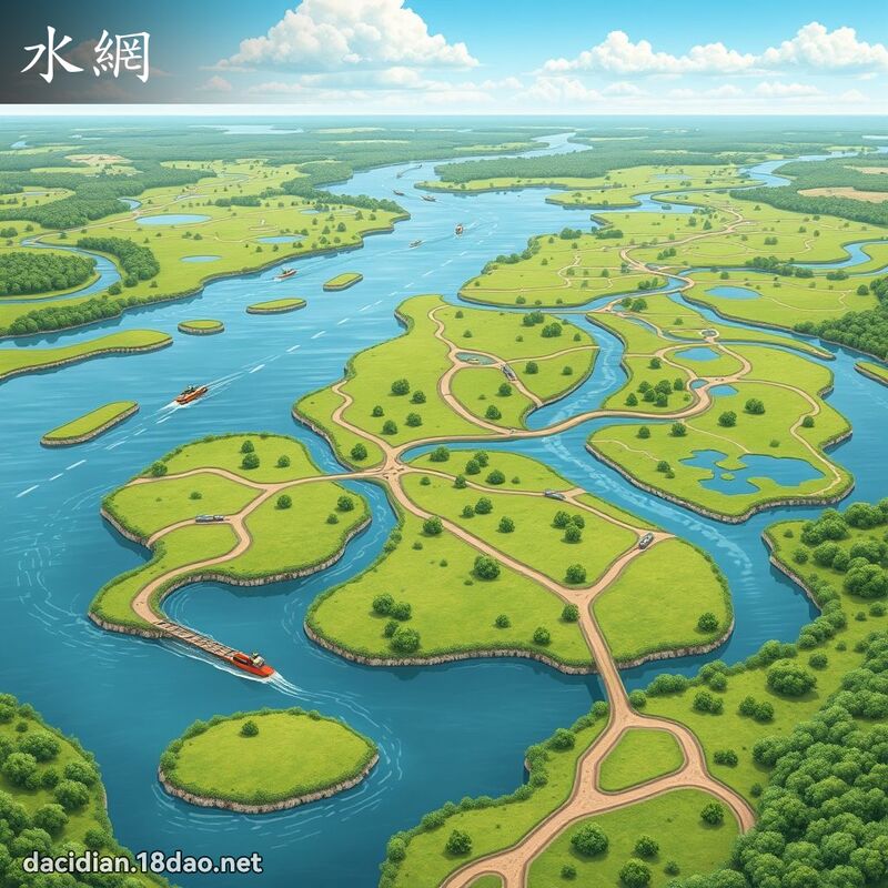 水網 - 國語大辭典配圖