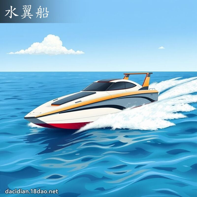 水翼船 - 國語大辭典配圖