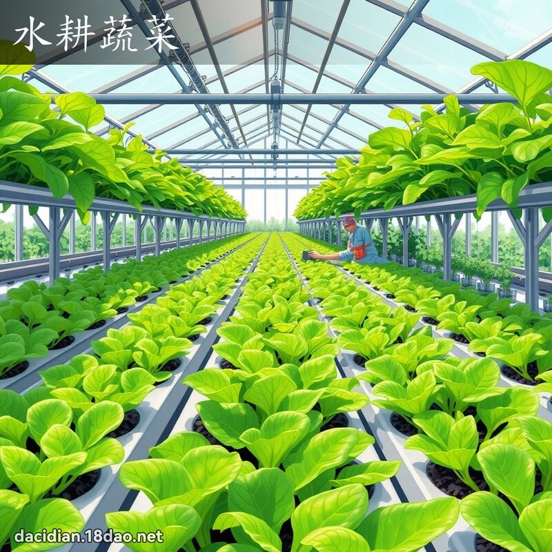 水耕蔬菜 - 国语大辞典配图