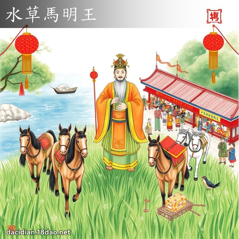 水草马明王 - 国语大辞典配图