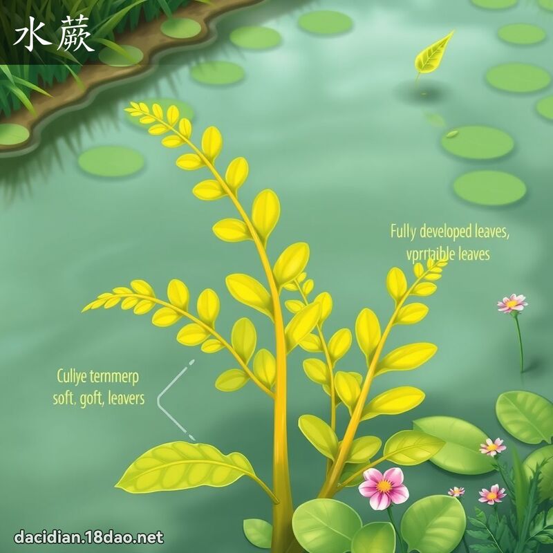 水蕨 - 国语大辞典配图