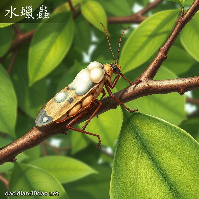 水蠟蟲 - 國語大辭典配圖