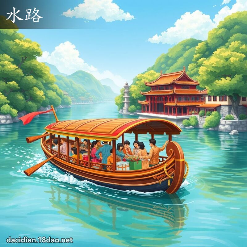 水路 - 國語大辭典配圖