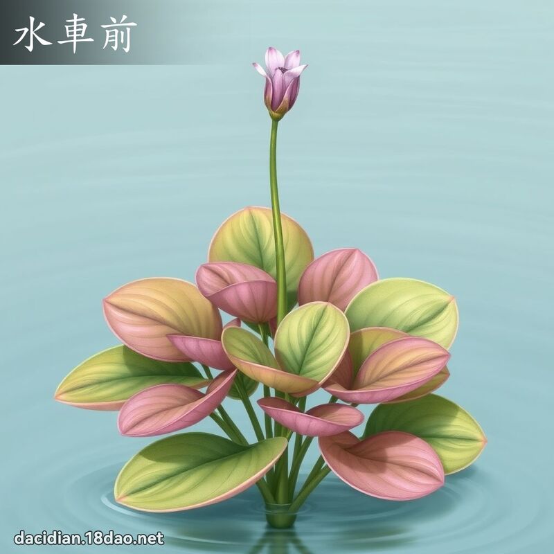 水车前 - 国语大辞典配图