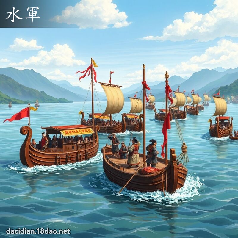 水军 - 国语大辞典配图