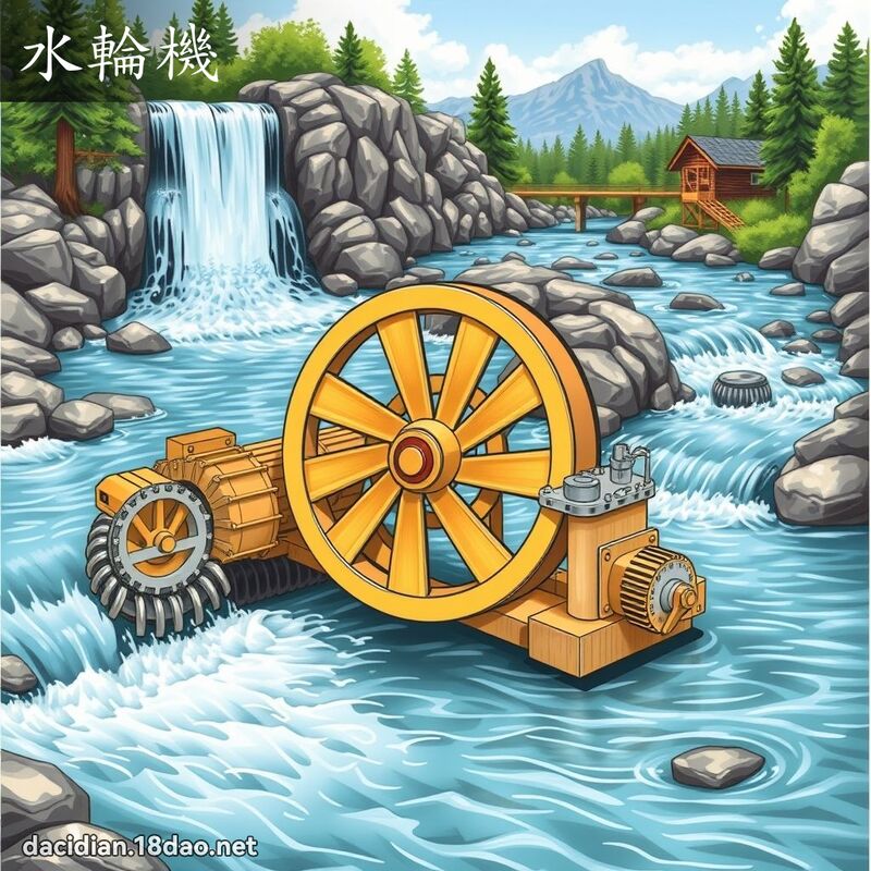 水轮机 - 国语大辞典配图
