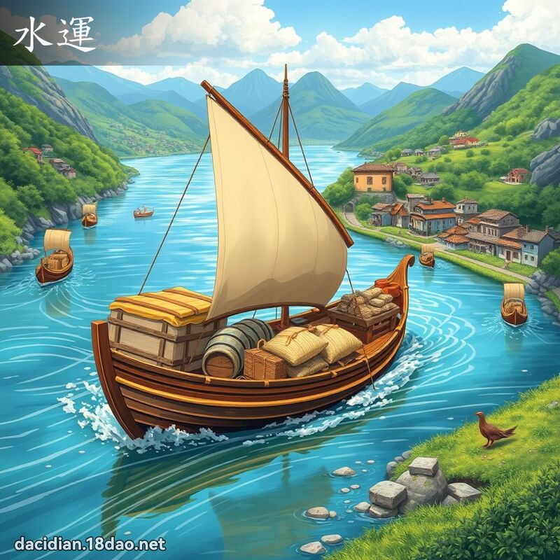 水运 - 国语大辞典配图