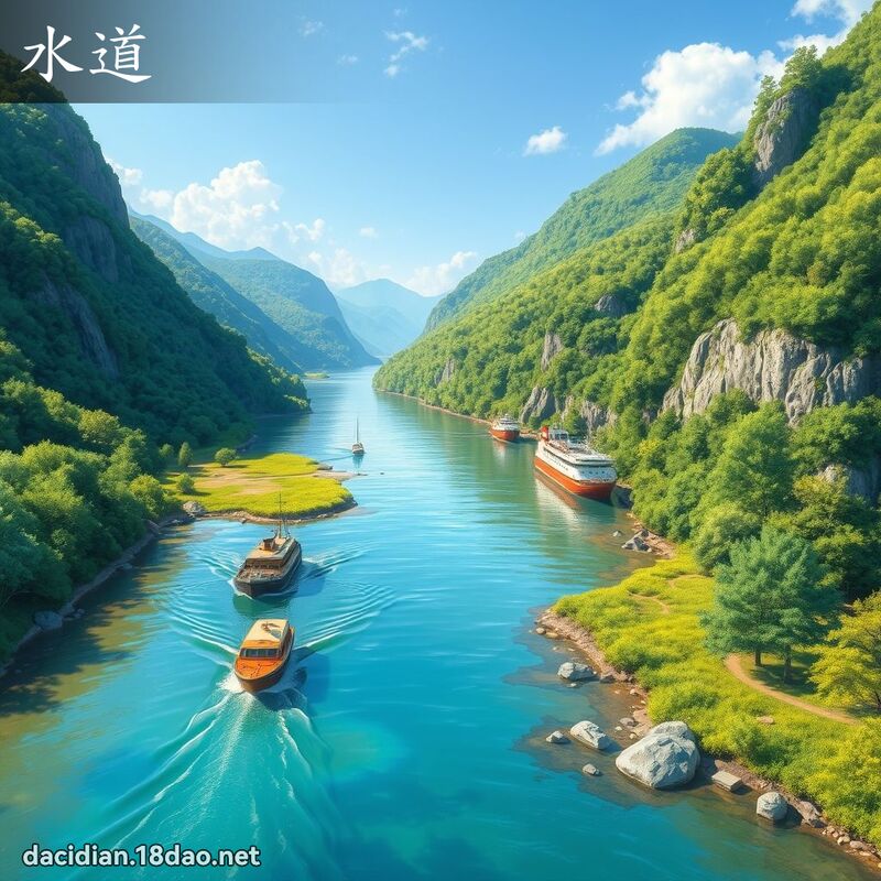 水道 - 国语大辞典配图