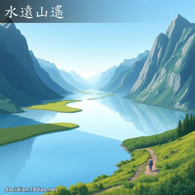 水远山遥 - 国语大辞典配图