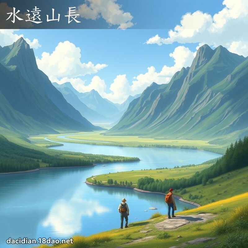 水远山长 - 国语大辞典配图
