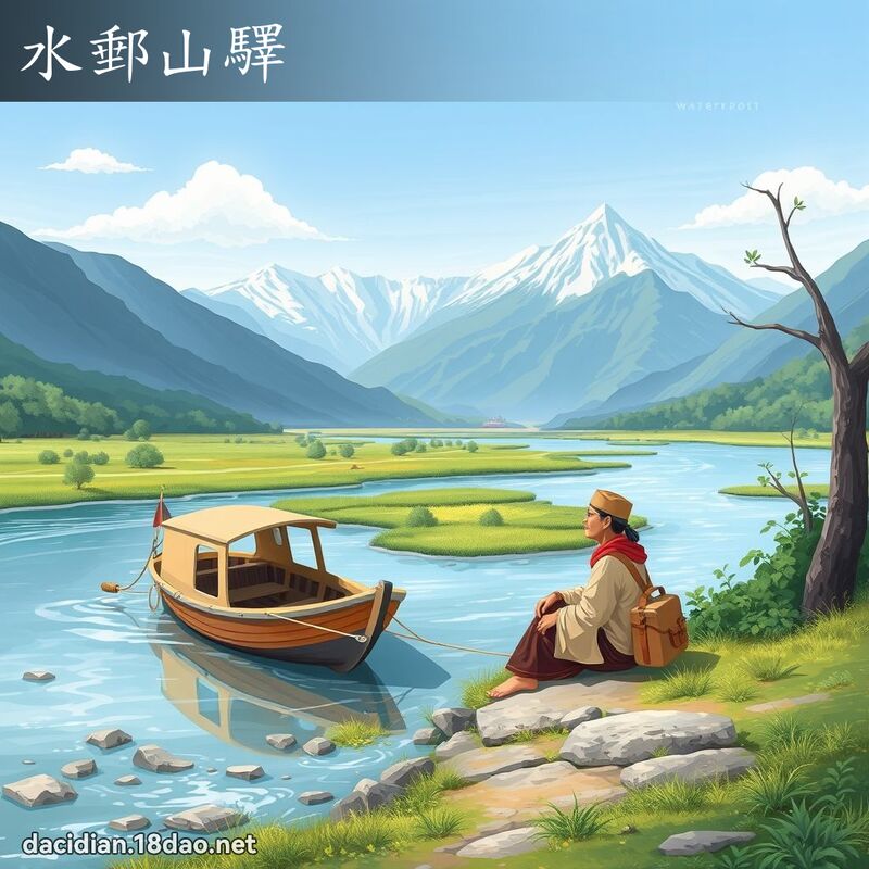 水郵山驛 - 國語大辭典配圖