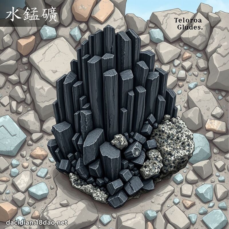 水錳礦 - 國語大辭典配圖