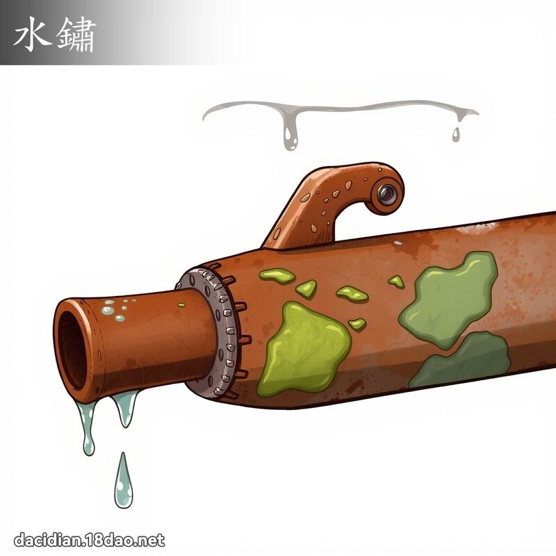 水锈 - 国语大辞典配图