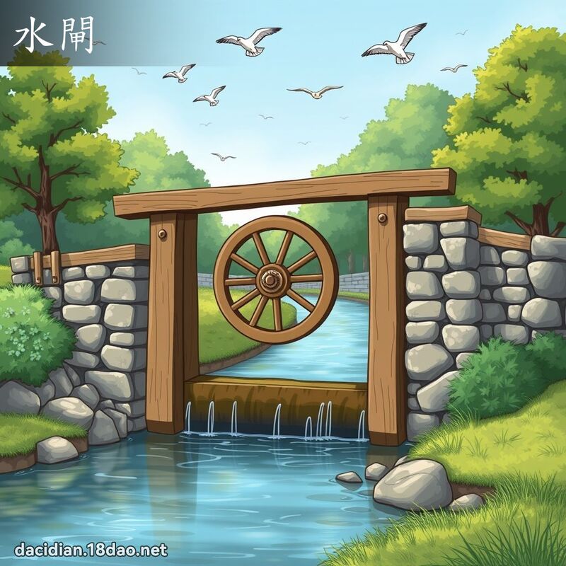 水闸 - 国语大辞典配图