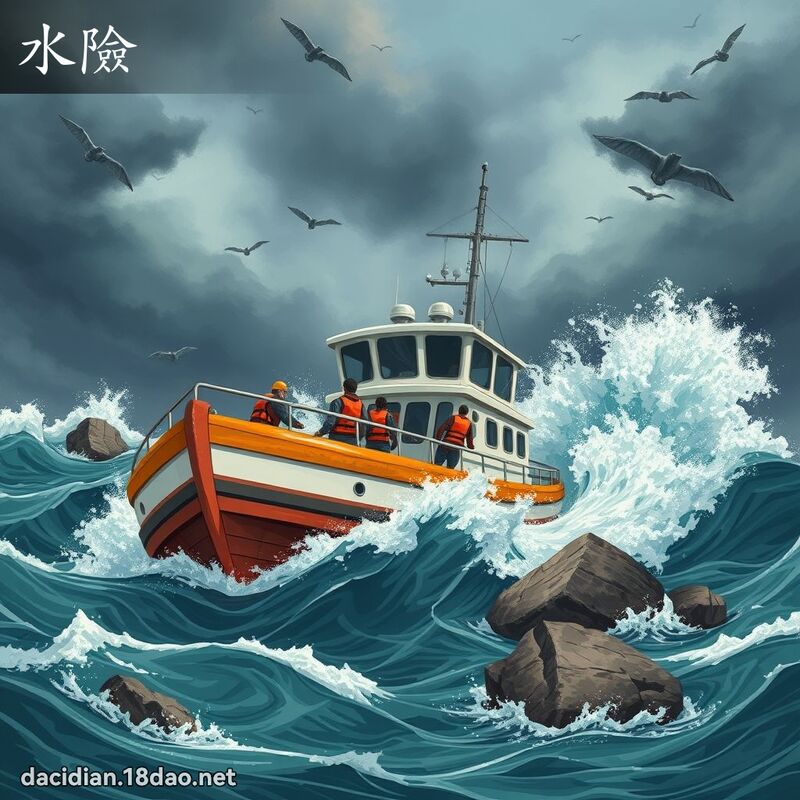 水險 - 國語大辭典配圖