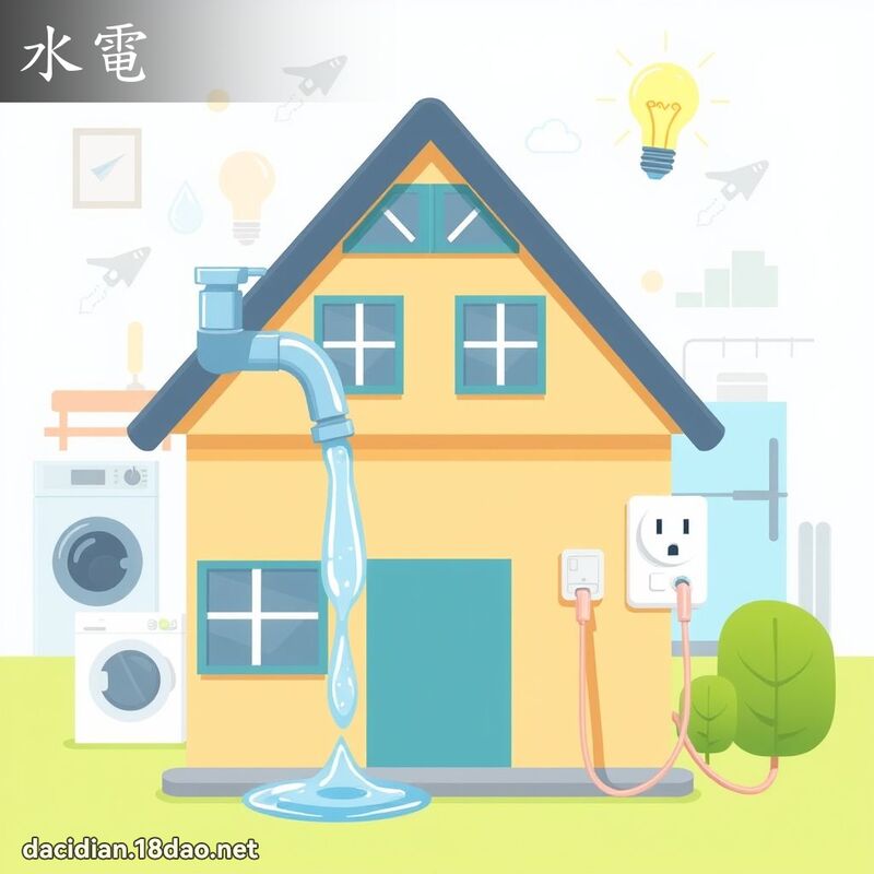 水電 - 國語大辭典配圖
