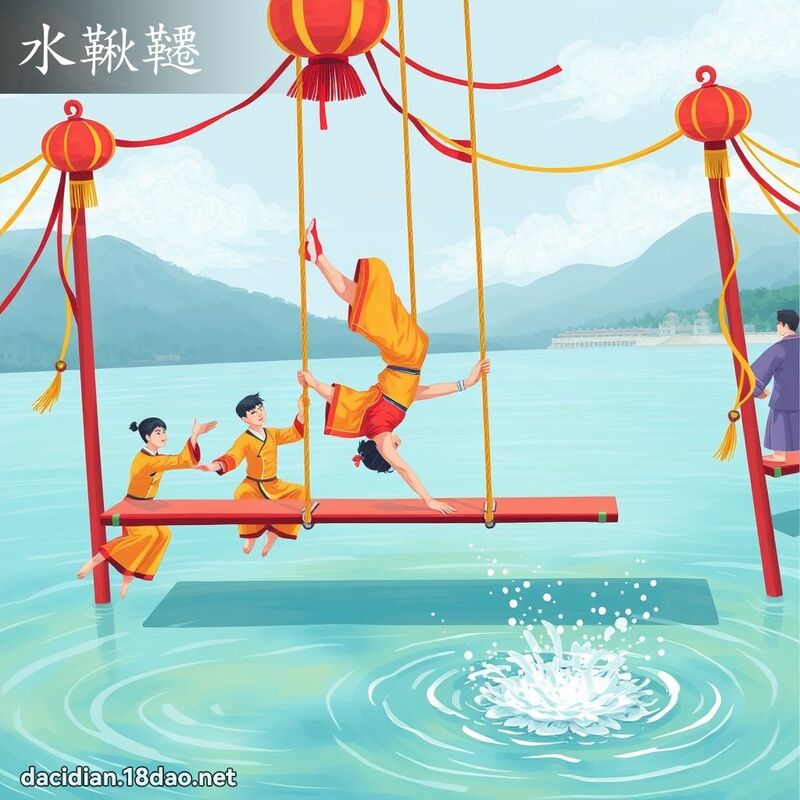 水鞦韆 - 國語大辭典配圖