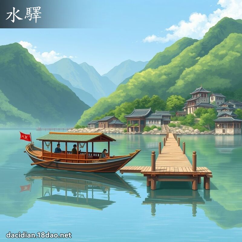 水驛 - 國語大辭典配圖