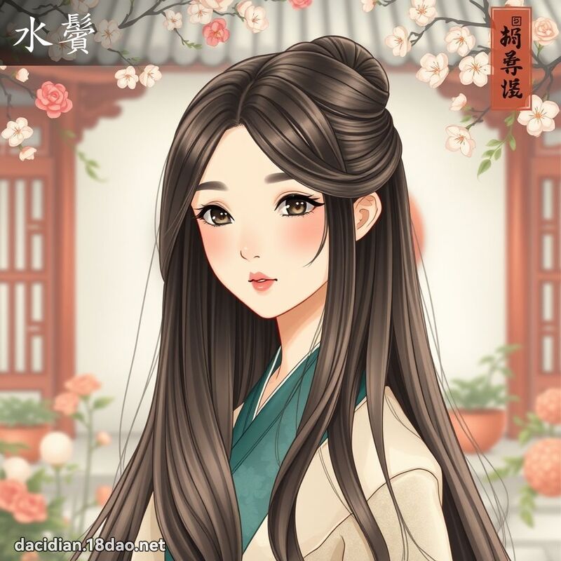 水鬢 - 國語大辭典配圖