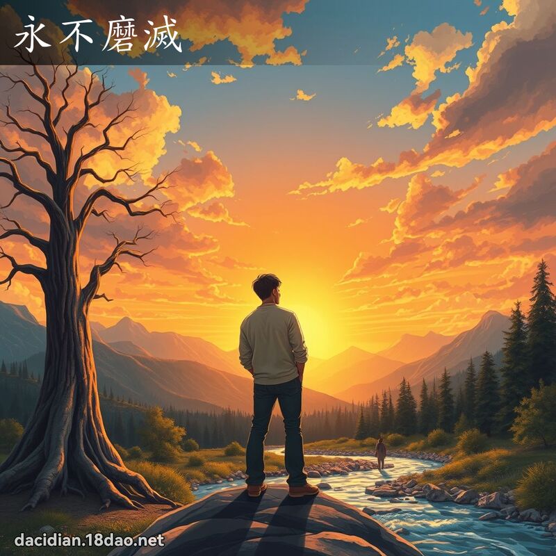 永不磨灭 - 国语大辞典配图