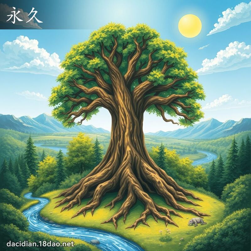 永久 - 国语大辞典配图