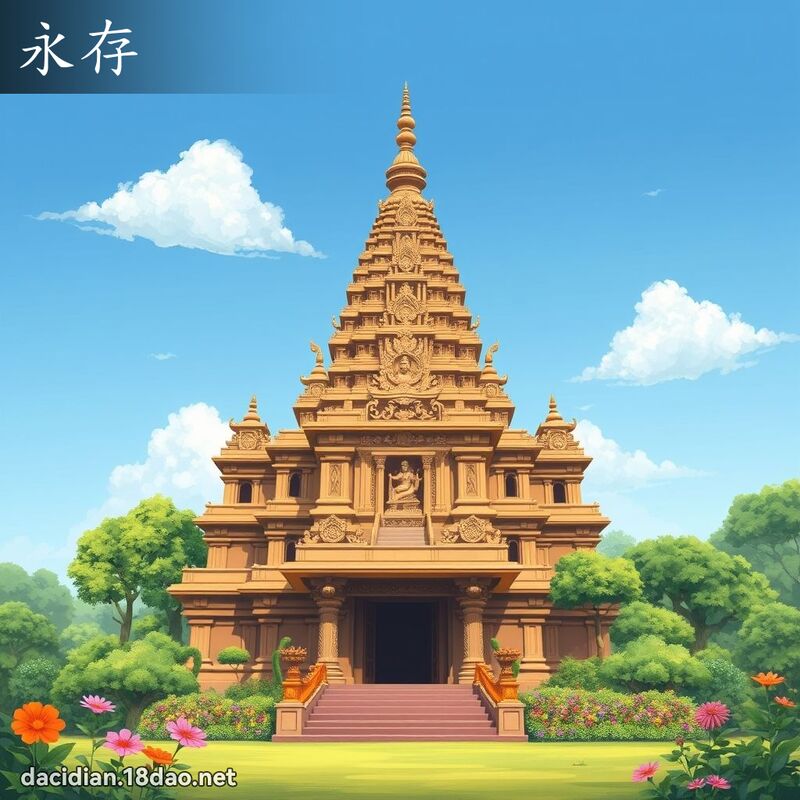 永存 - 國語大辭典配圖