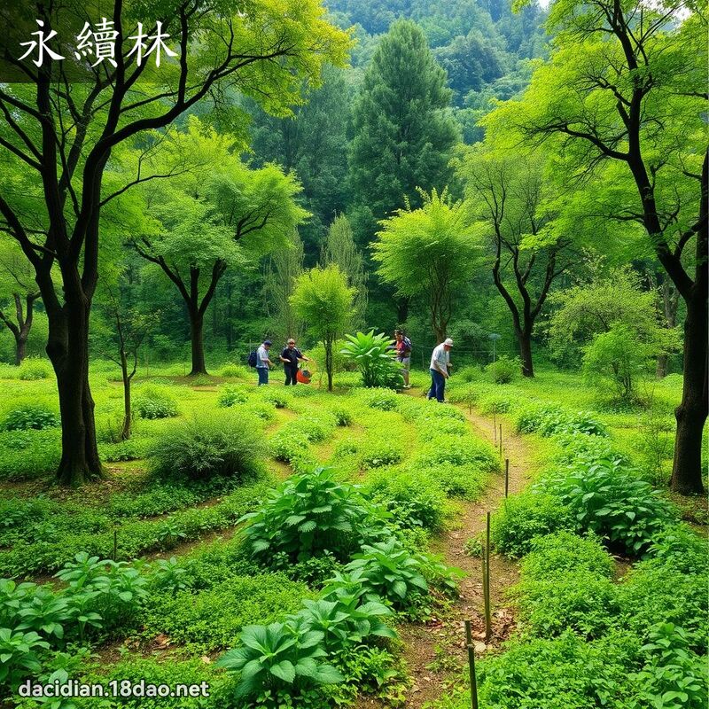 永续林 - 国语大辞典配图