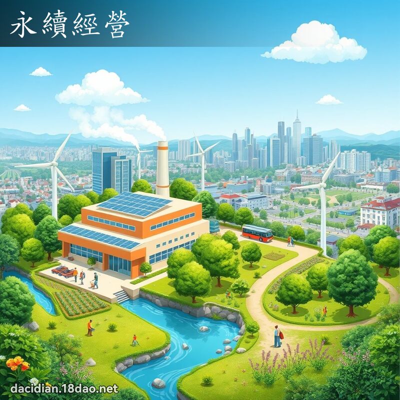 永續經營 - 國語大辭典配圖