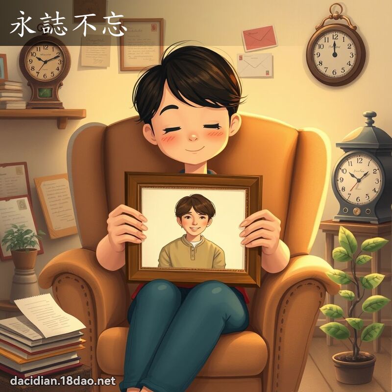 永誌不忘 - 国语大辞典配图