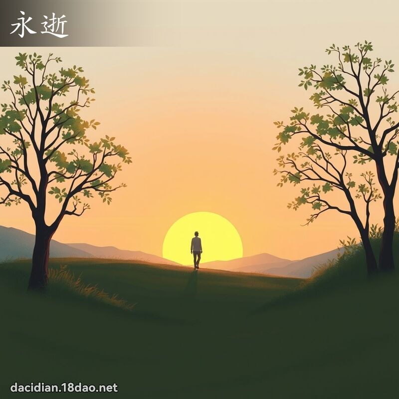 永逝 - 国语大辞典配图