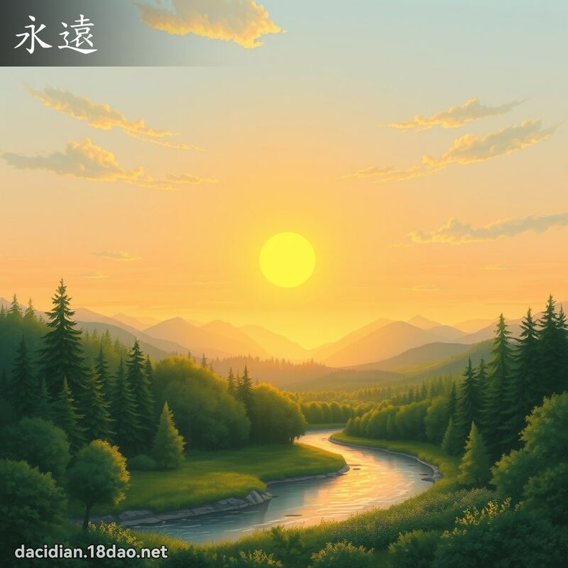 永远 - 国语大辞典配图