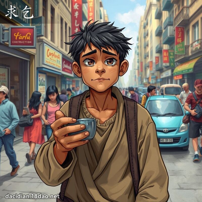 求乞 - 國語大辭典配圖
