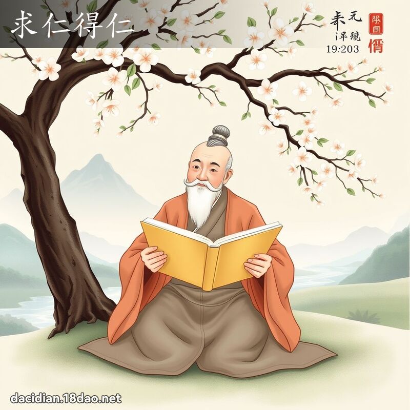 求仁得仁 - 国语大辞典配图