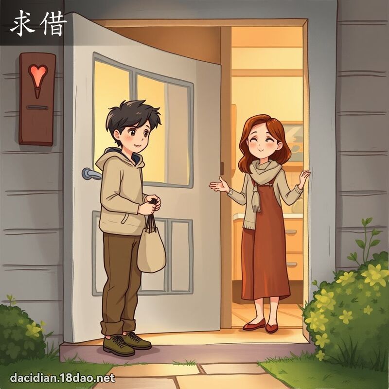求借 - 国语大辞典配图