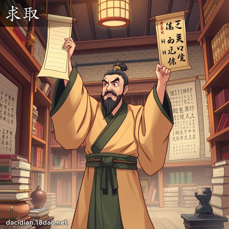求取 - 國語大辭典配圖