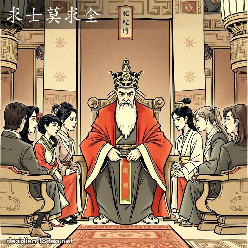 求士莫求全 - 國語大辭典配圖