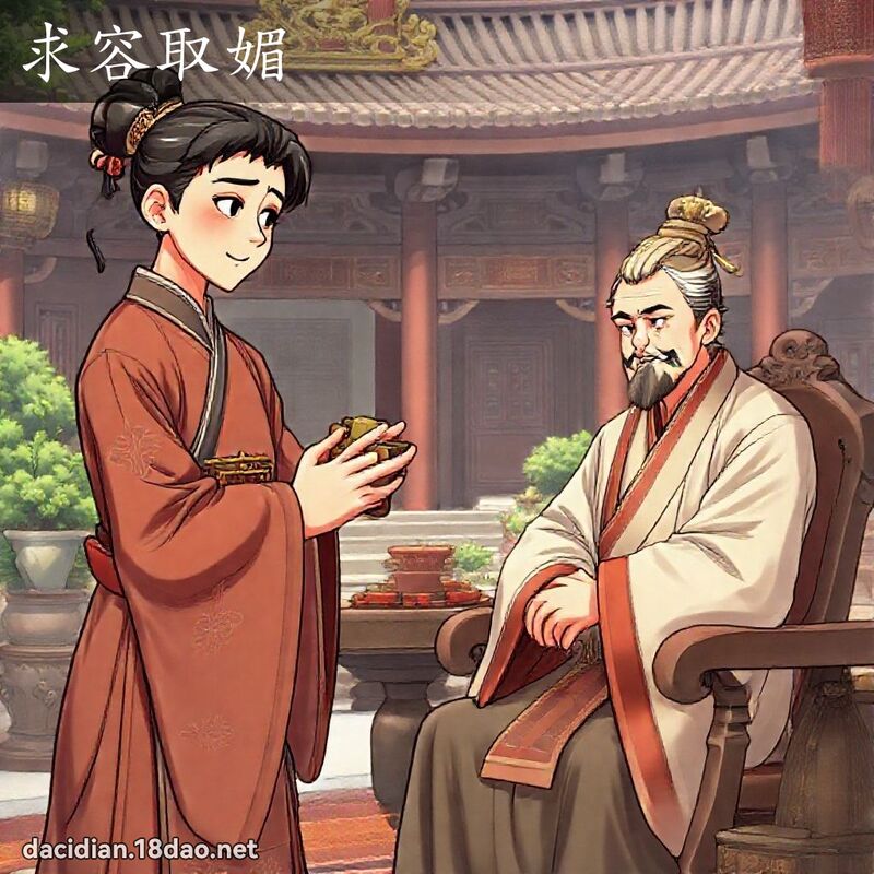 求容取媚 - 國語大辭典配圖