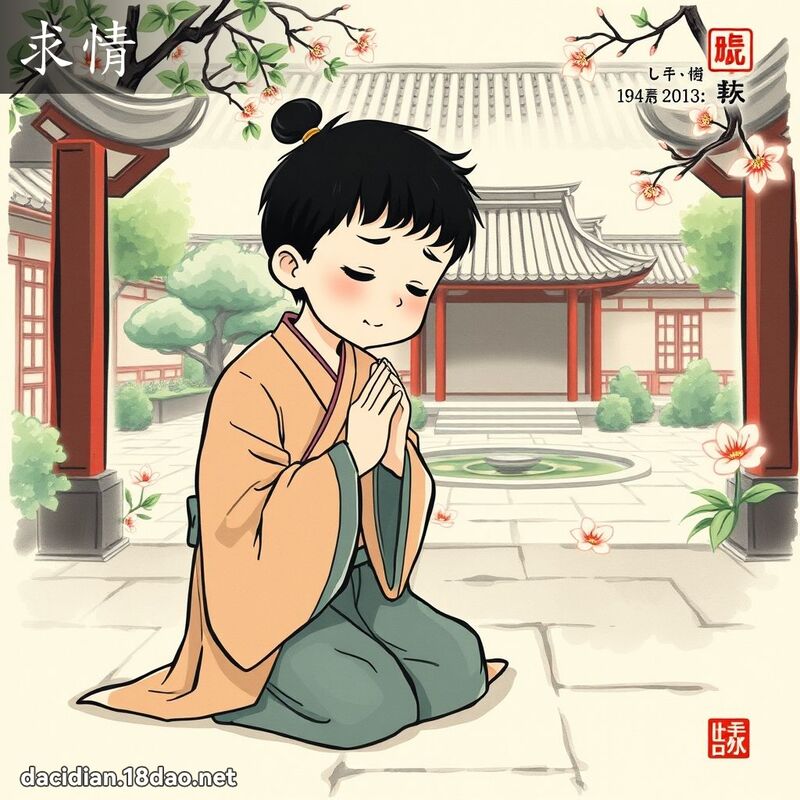 求情 - 國語大辭典配圖