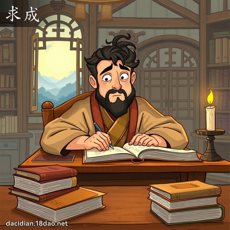 求成 - 國語大辭典配圖