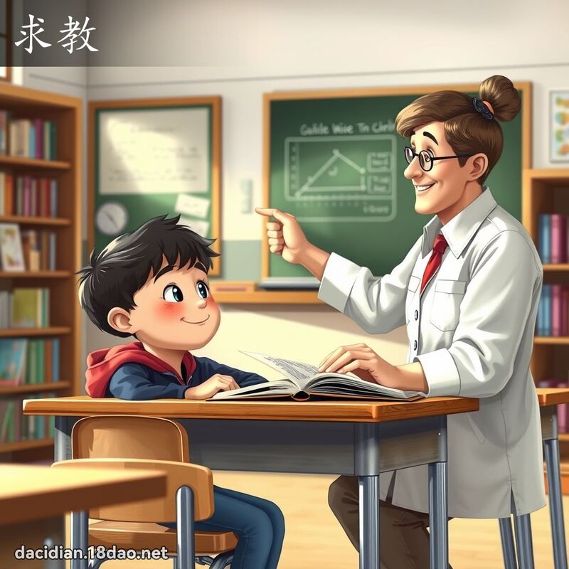 求教 - 國語大辭典配圖