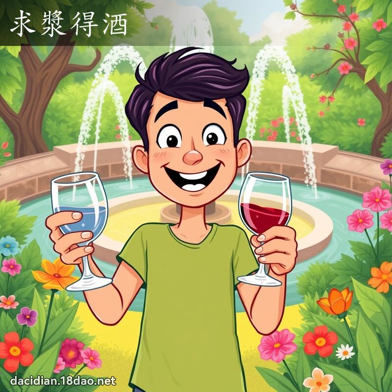 求浆得酒 - 国语大辞典配图