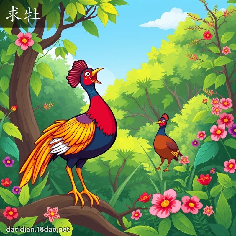 求牡 - 国语大辞典配图