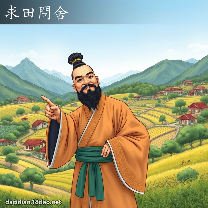 求田問舍 - 國語大辭典配圖