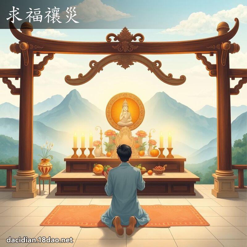 求福禳災 - 國語大辭典配圖