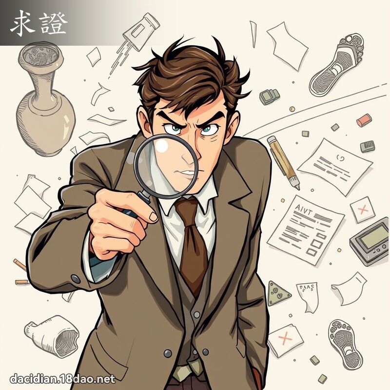 求证 - 国语大辞典配图
